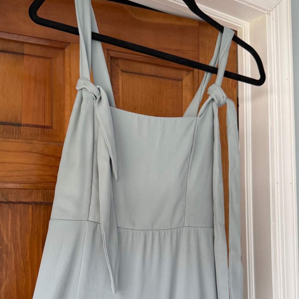 Show Me Your Mumu Slate Blue Sleeveless Dress - Claire Midi - Picture 2 of 5